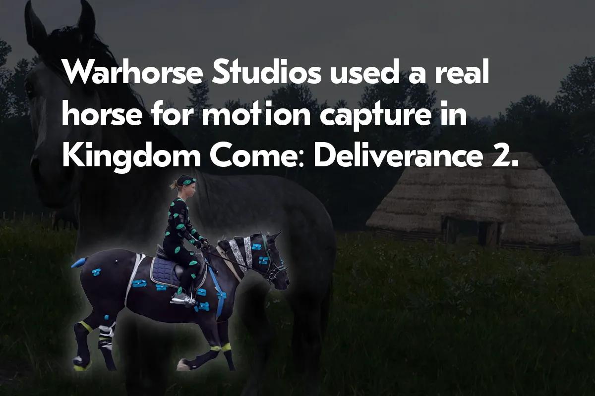 Os criadores de Kingdom Come: Os criadores de Kingdom Come: Deliverance 2 usaram um cavalo verdadeiro para a captura de movimentos