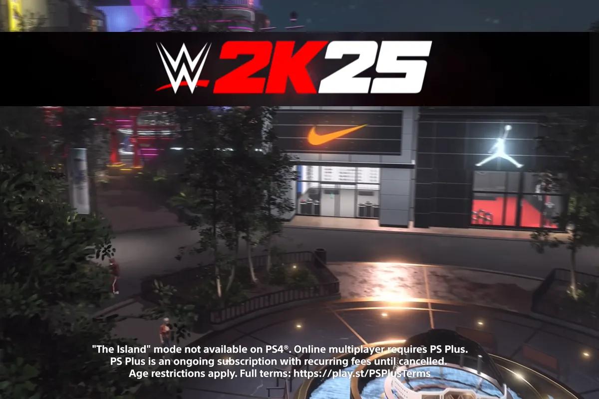 State of Play: WWE 2K25 destaca o seu centro de luta livre multijogador social, The Island