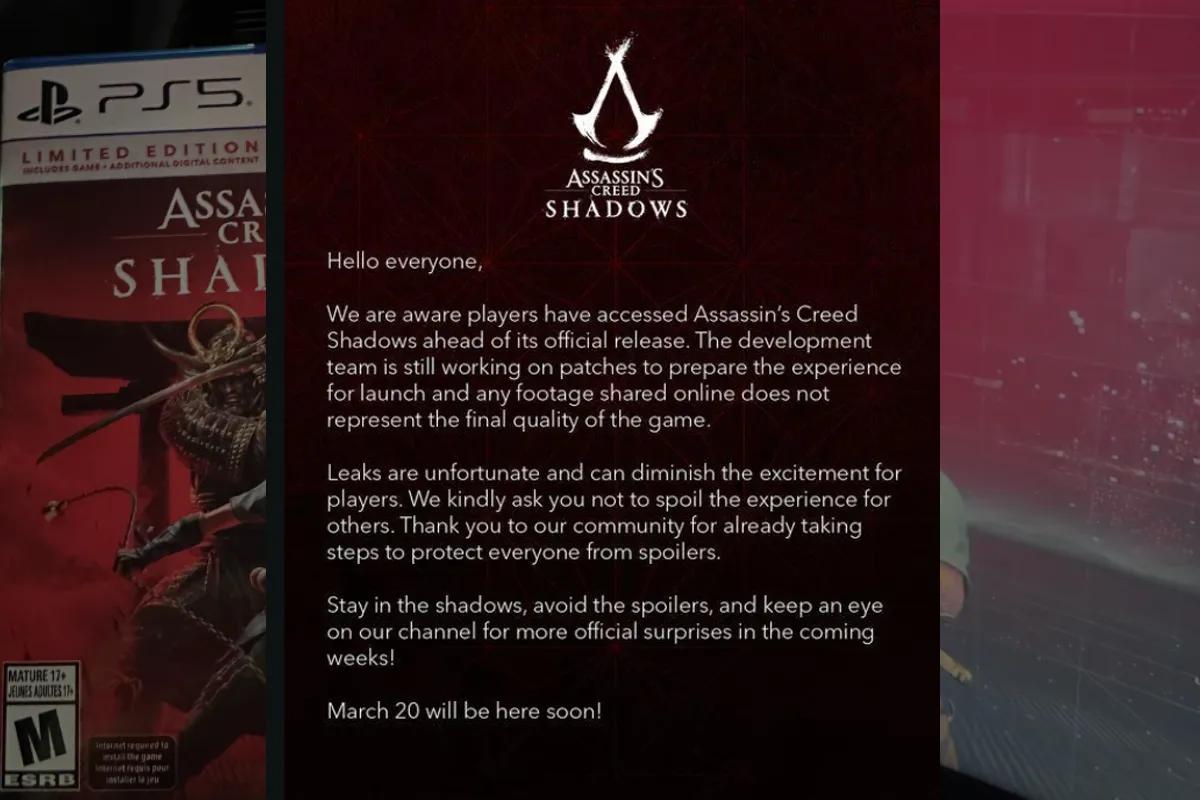 Ubisoft responde a vazamentos de Assassin’s Creed Shadows um mês antes