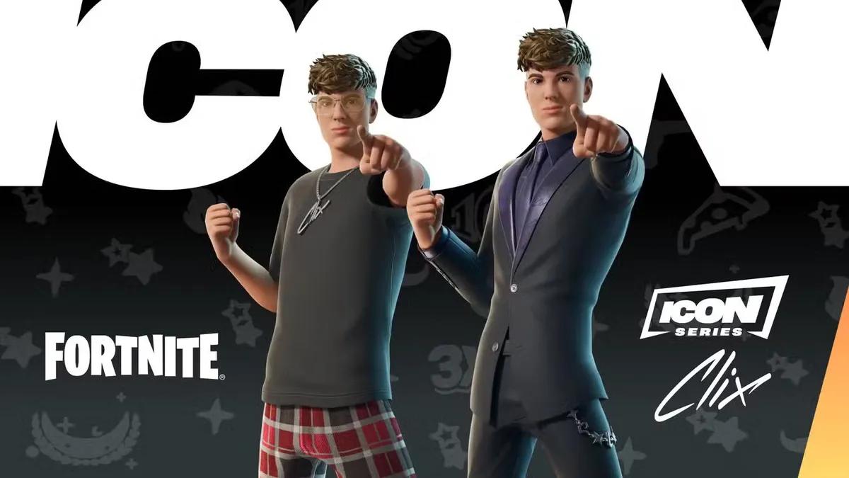 Fortnite apresenta a skin da série Clix Icon, o copo Icon e cosméticos exclusivos