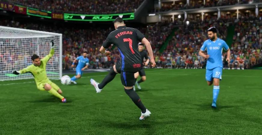 O novo estilo de jogo de remate baixo do EA FC 25 tem potencial - mas uma grande desvantagem