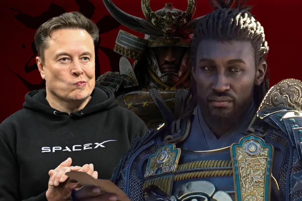 Ubisoft critica Elon Musk por seus hábitos duvidosos de jogo após criticar Assassin's Creed Shadows