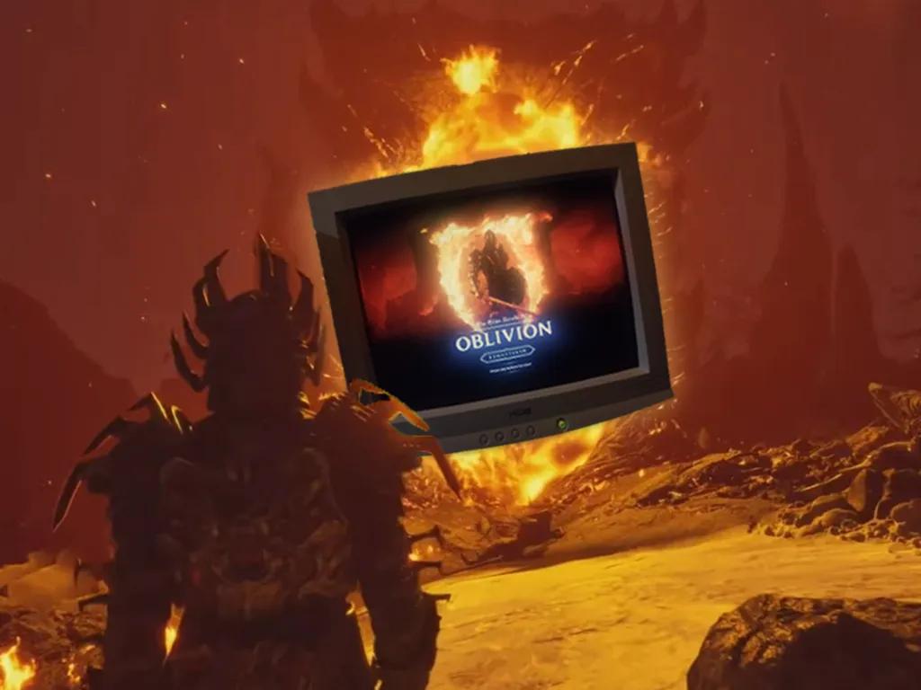 Oblivion CRT: Quando a nostalgia, o TikTok e os CRTs colidem da melhor e mais estranha maneira