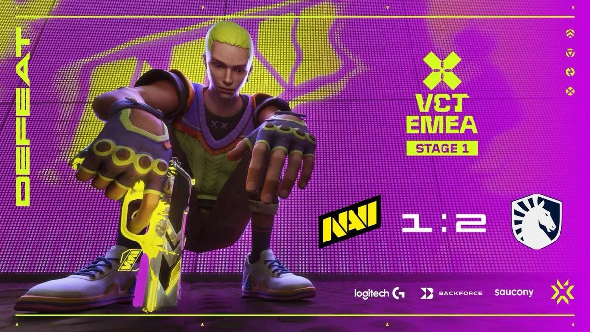 Natus Vincere eliminado do VCT 2025: EMEA Stage 1 Playoffs, Miss Masters Toronto Spot