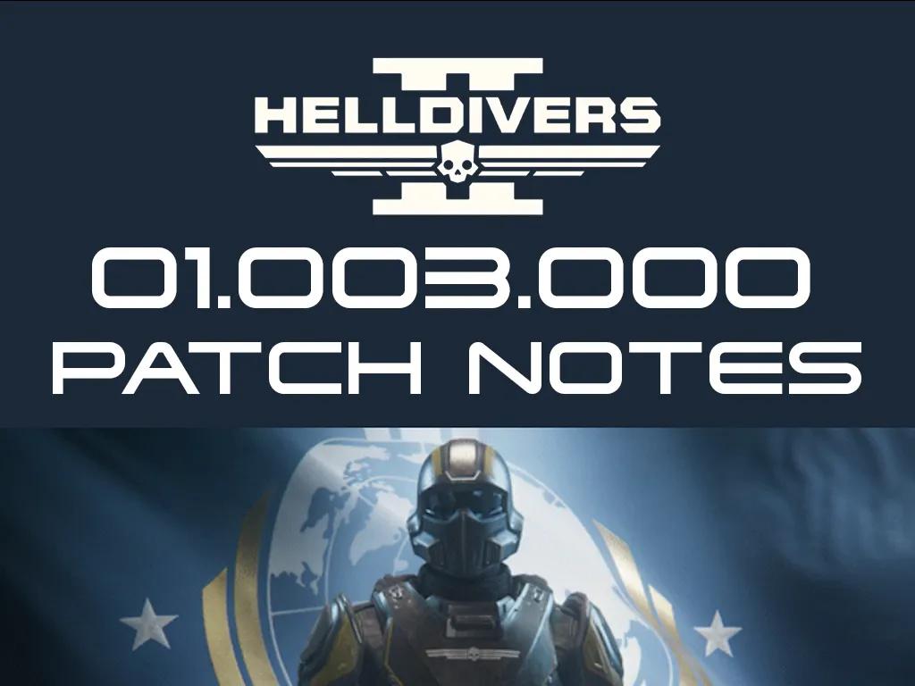 Helldivers 2 01.003.000 Patch Notes Breakdown - Novos inimigos, personalização de armas, grandes correcções