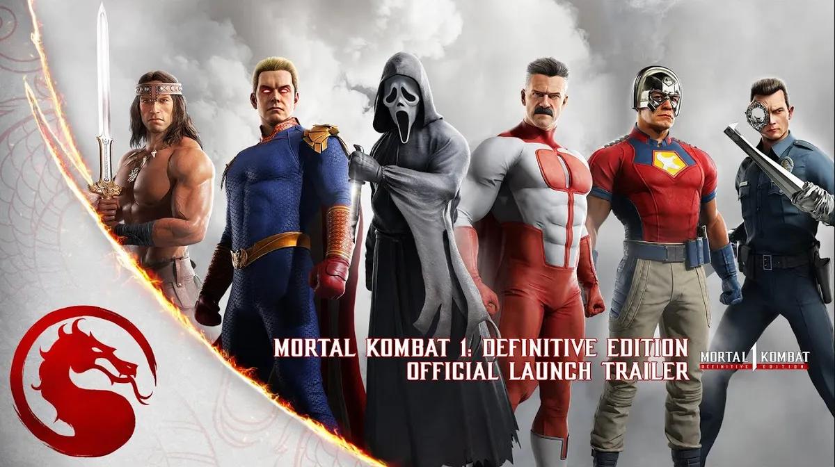 Lançamento de Mortal Kombat 1: Definitive Edition - Todo o conteúdo num único pacote