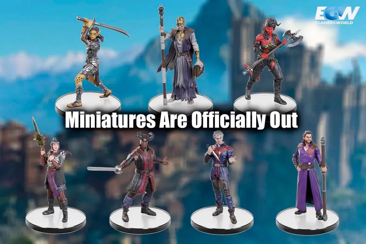 As miniaturas de Baldur's Gate 3 foram oficialmente lançadas - e os fãs estão furiosos