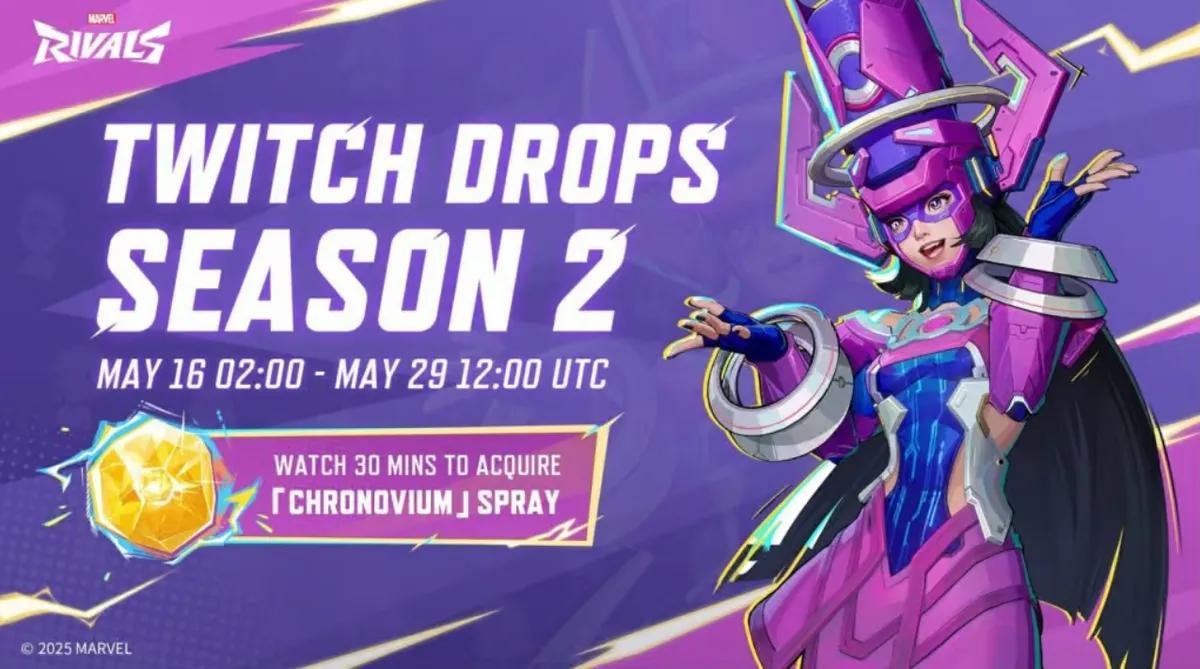 Como desbloquear Marvel Rivals Season 2 Twitch Drops