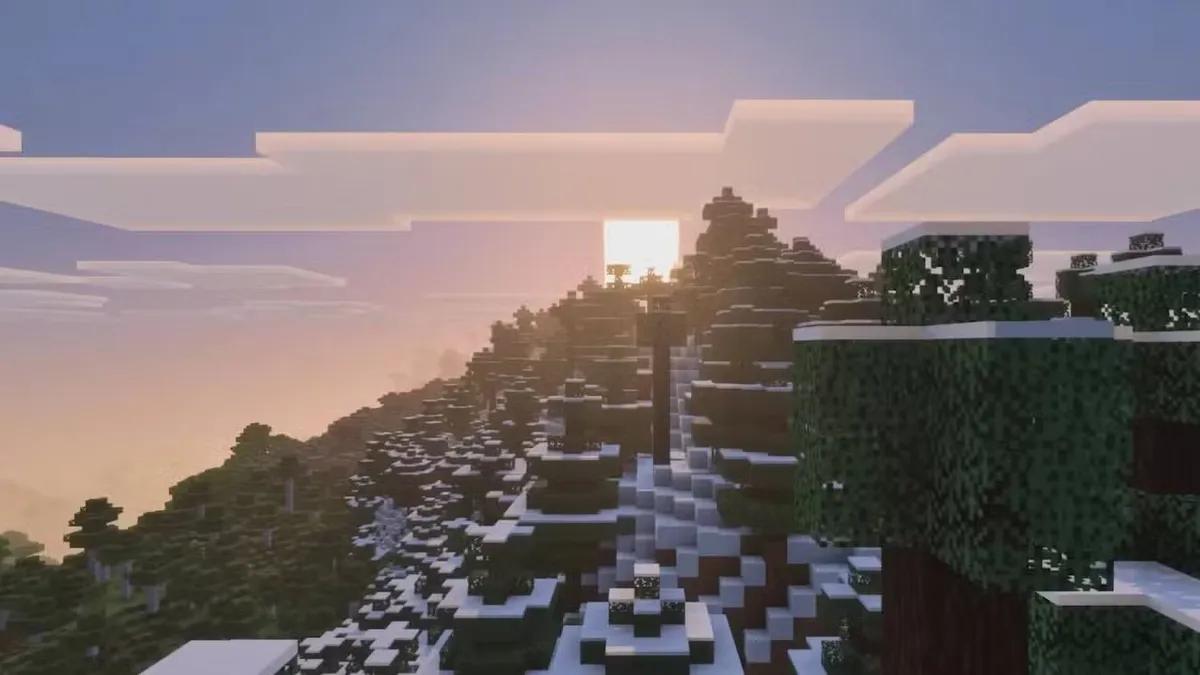 A atualização dos visuais vibrantes do Minecraft traz melhorias espantosas ao nível do nevoeiro, da iluminação e da cor