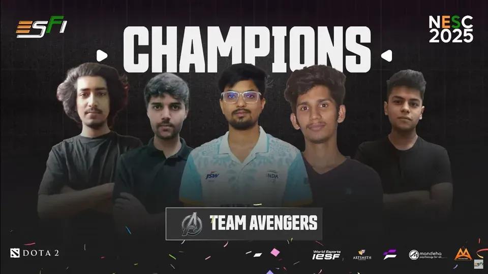 A Índia seleciona as equipas nacionais de Esports para o Campeonato Mundial de Esports de 2025