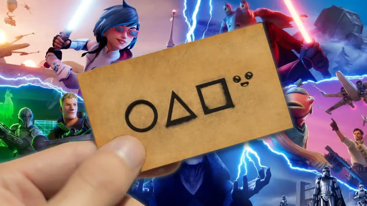 Fortnite confirma oficialmente a colaboração com o jogo Squid