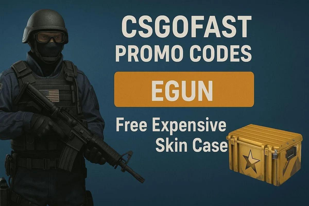 Códigos promocionais CSGOFast [FREE SKIN CASE]