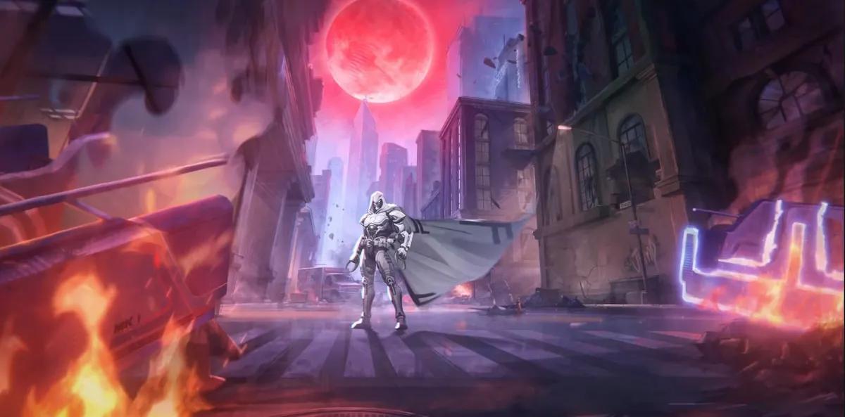 Marvel Rivals revela novos visuais para Cavaleiro da Lua e Punho de Ferro