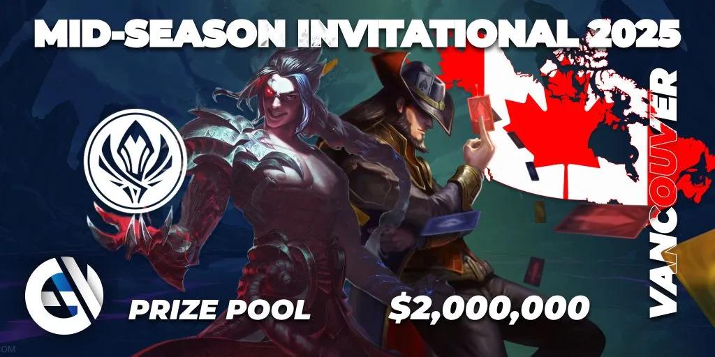 A Riot Games revela os drops do MSI 2025 Stream, as recompensas do Twitch e os prémios Pick'ems