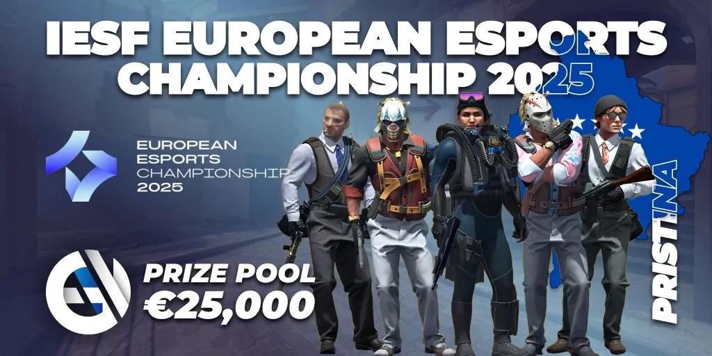 A equipa da Ucrânia avança para a grande final do Campeonato Europeu de Esports de 2025