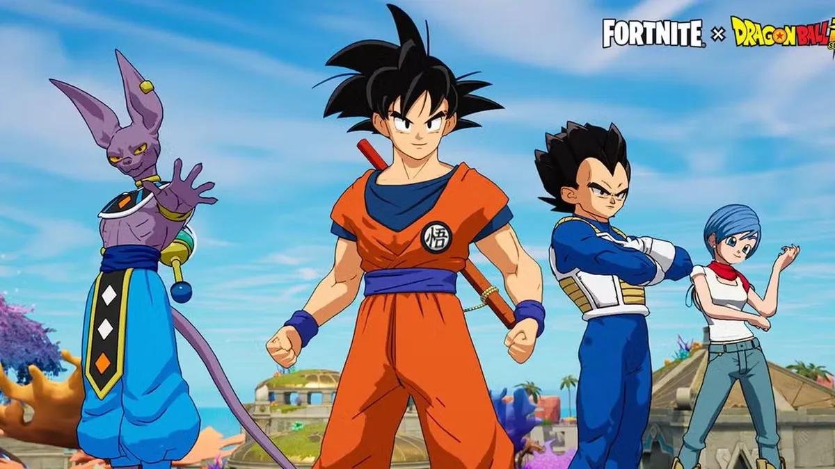 Mais skins de Dragon Ball, Jujutsu Kaisen e One Punch Man vazadas para Fortnite