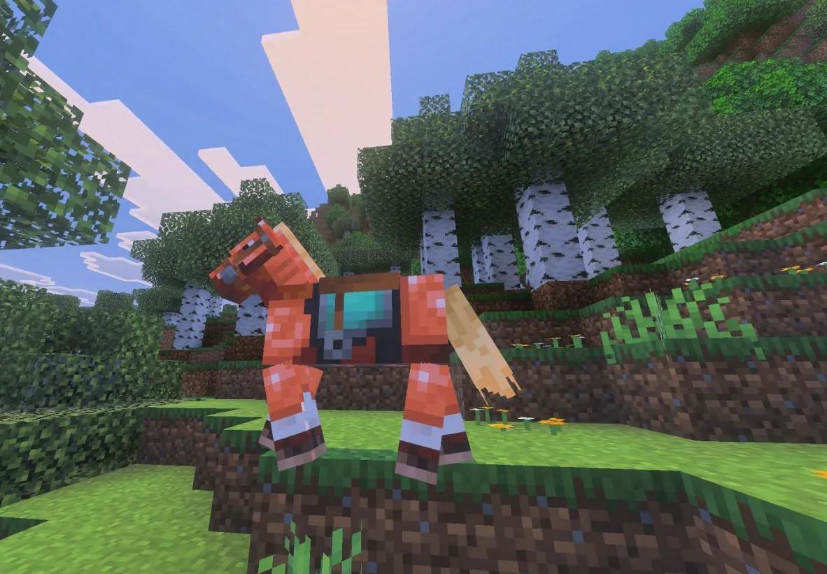 Nova atualização do Minecraft adiciona armadura de cavalo de cobre e traz de volta um mob descartado