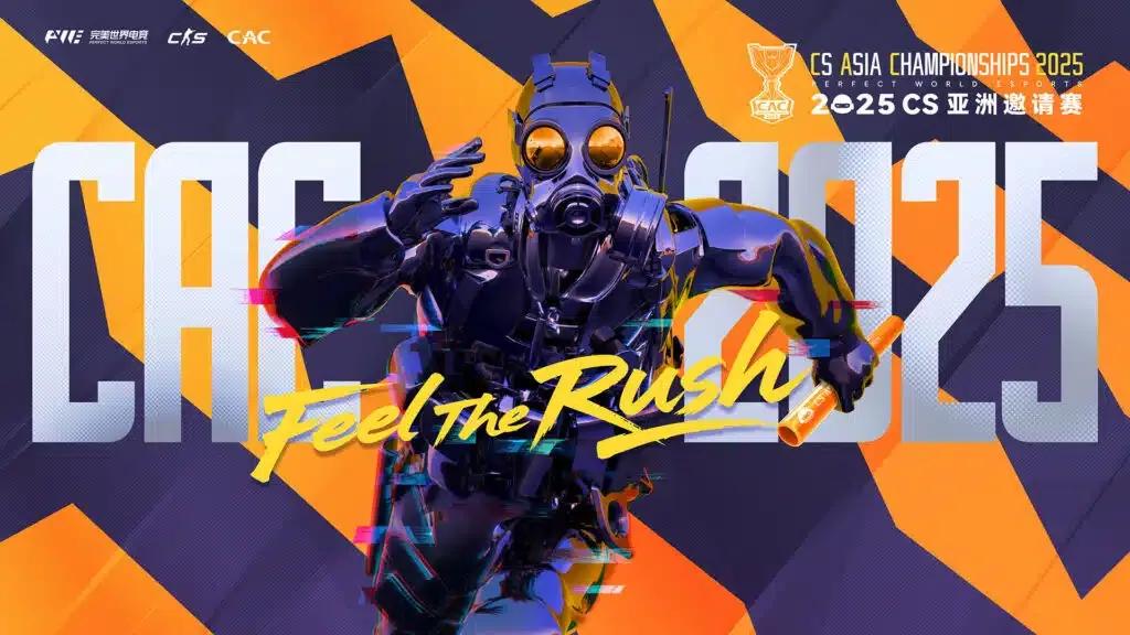 Perfect World anuncia detalhes do CS2 Asia Championship 2025 com um prémio de 1 milhão de dólares