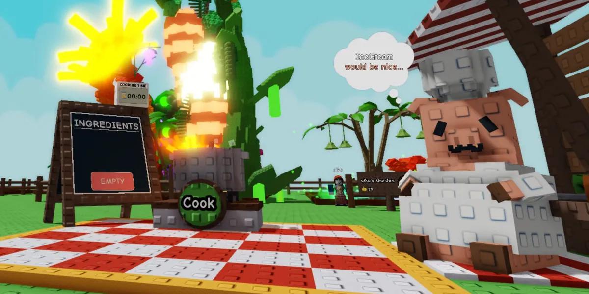 Atualização do evento Grow a Garden Trading and Cooking