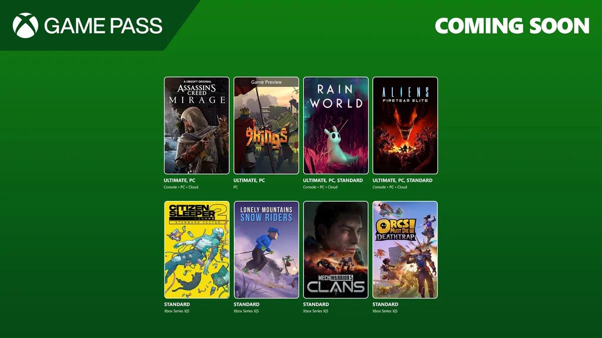 A Microsoft anuncia o primeiro alinhamento de jogos no Xbox Game Pass para agosto de 2025