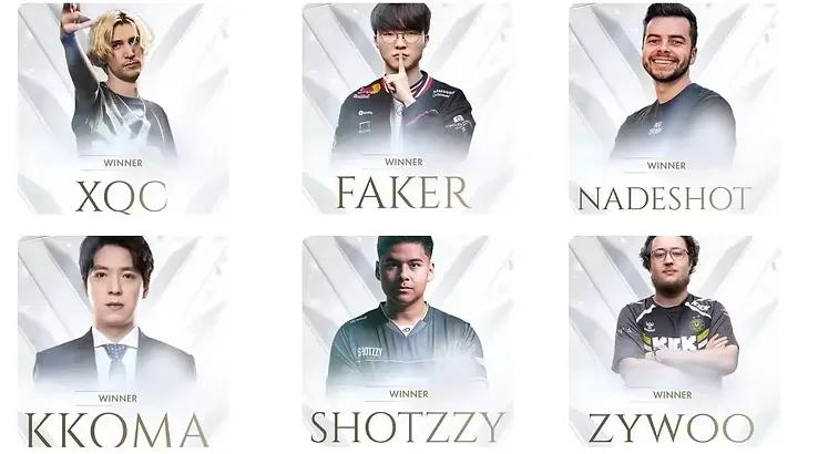 Prémios Esports 2025: Lista completa de vencedores e nomeados