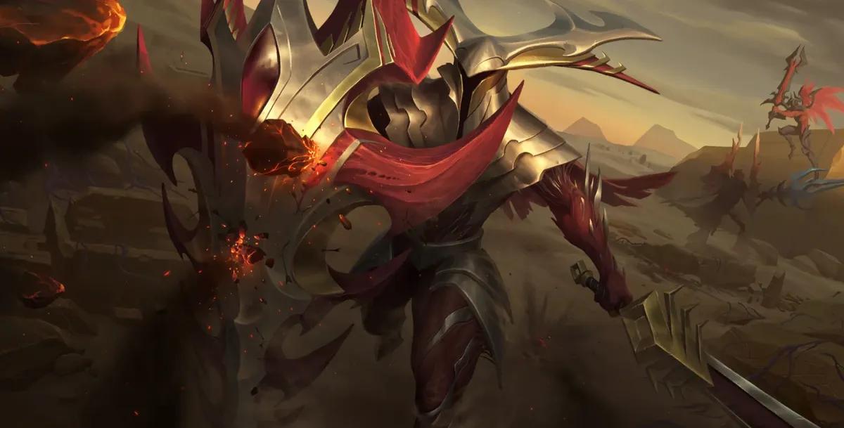 Rumor: Primeiro olhar para Zaahen, o novo campeão Darkin em League of Legends