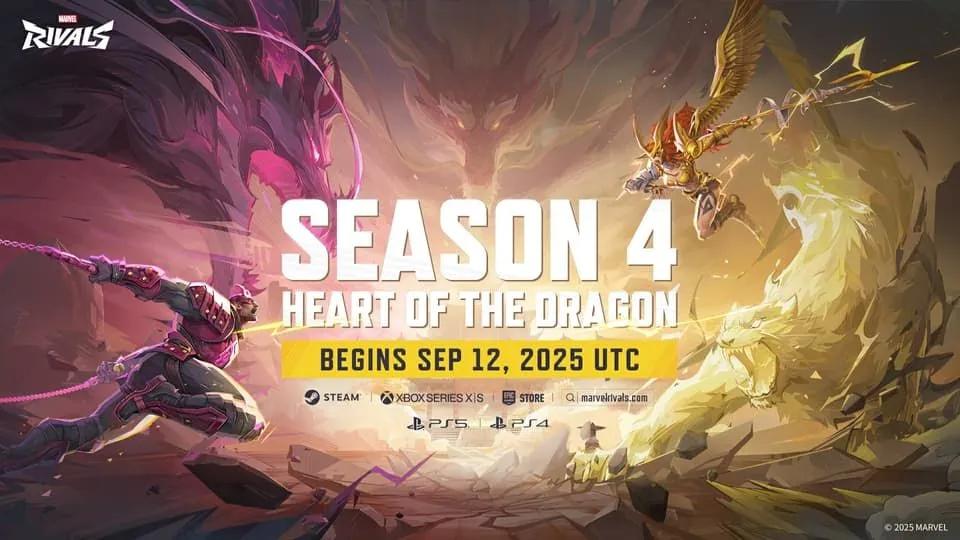 Marvel Rivals lança a quarta temporada de "Heart of the Dragon"