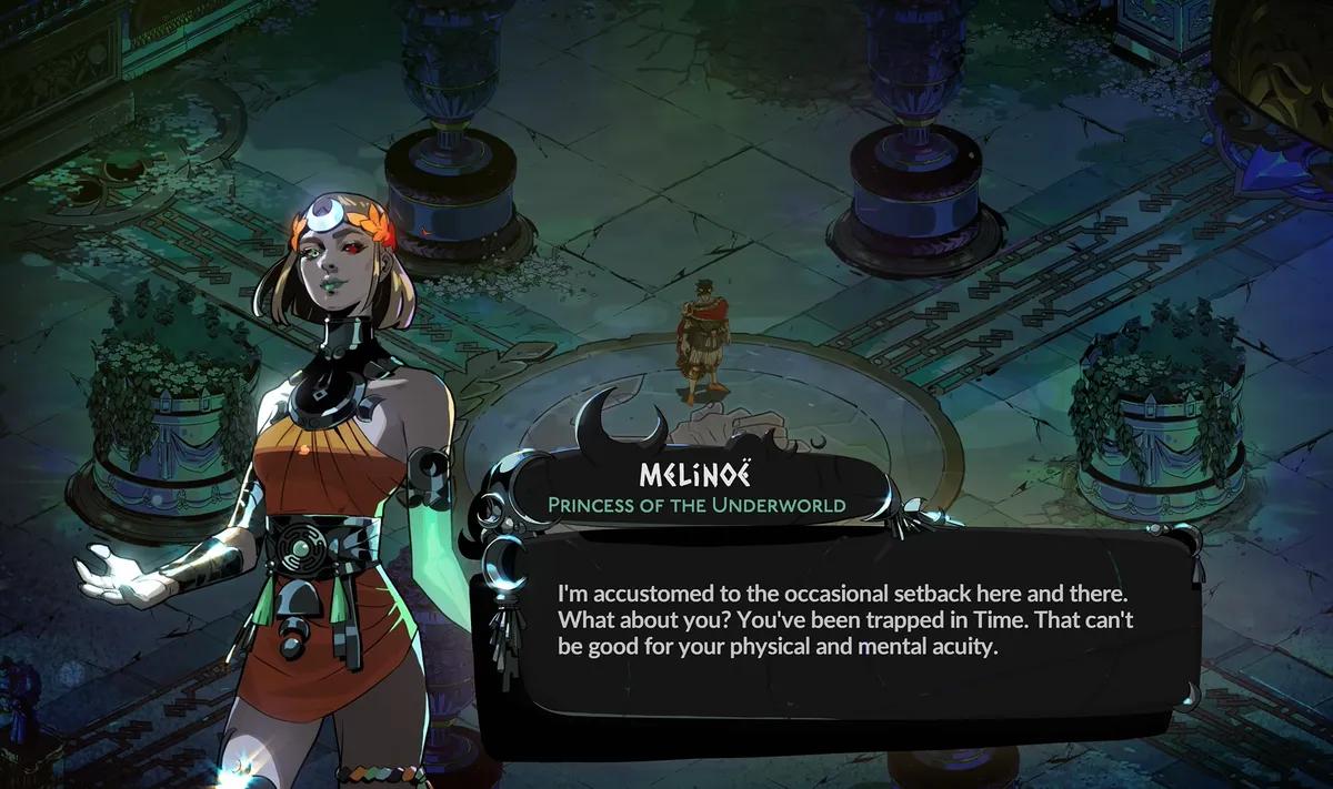 Novo personagem secreto de Hades 2 zomba da troca de néctar por lembranças