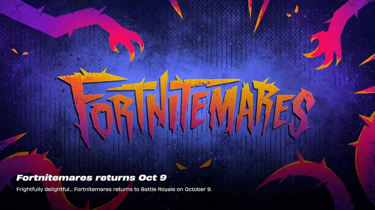 Fortnitemares 2025 chega a 9 de outubro com mais de 25 colaborações assustadoras