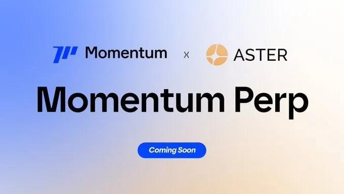 A Momentum lança o Perp-DEX no SUI em colaboração com a Aster