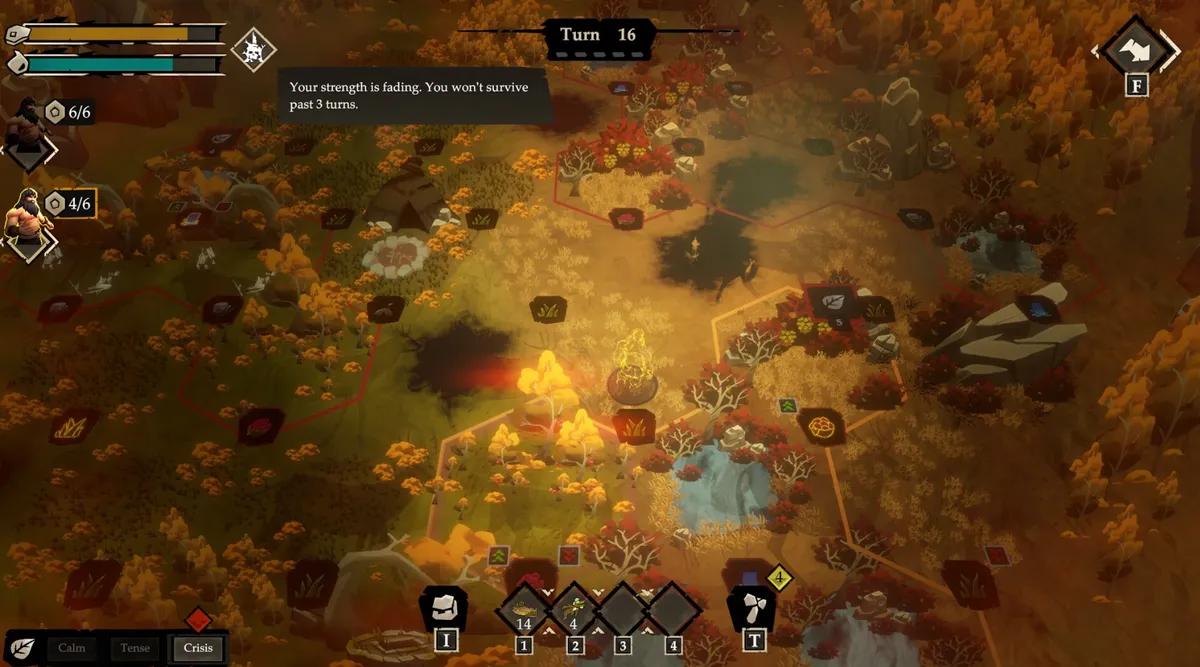 A demonstração de Seasons Of Solitude mostra um jogo de estratégia pré-histórico em constante movimento