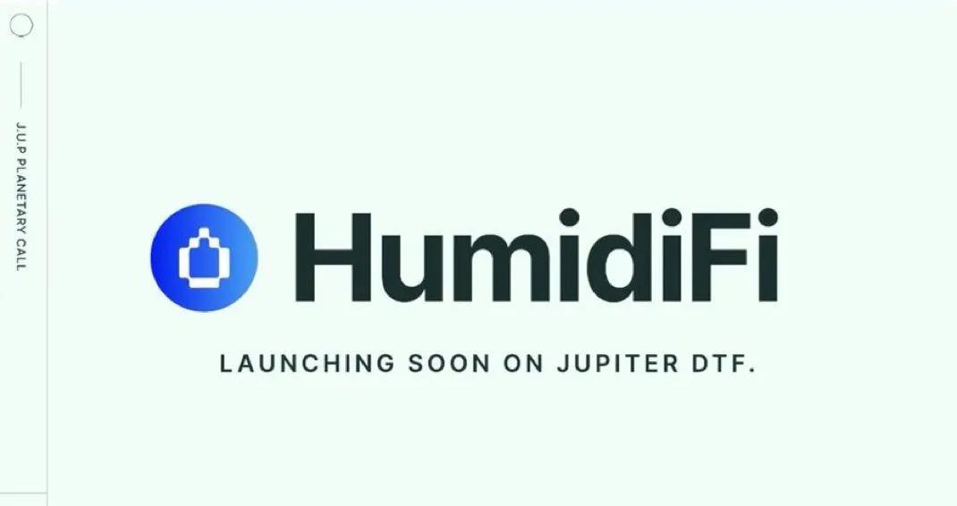Júpiter anuncia a data de lançamento da primeira venda de tokens: $WET da HumidiFi começa em 3 de dezembro