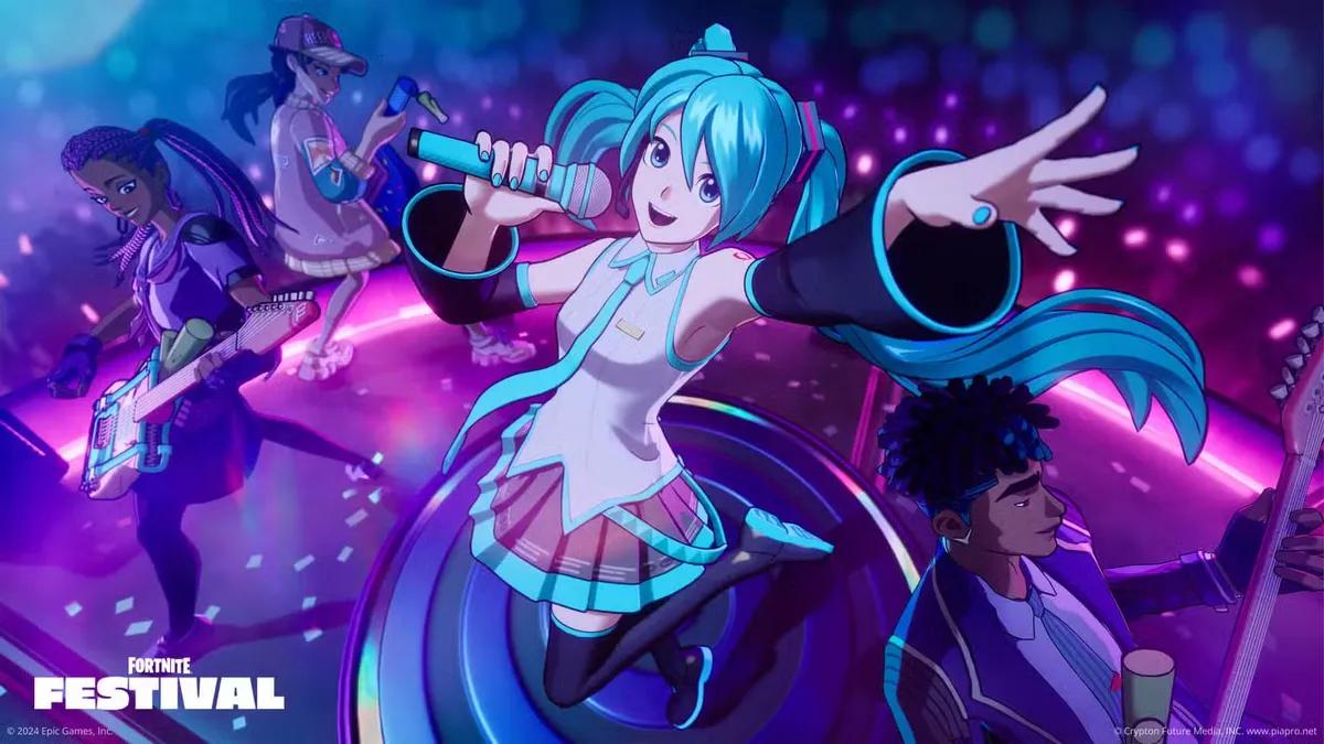 Fortnite confirma a presença de Hatsune Miku no evento ao vivo Hora Zero.