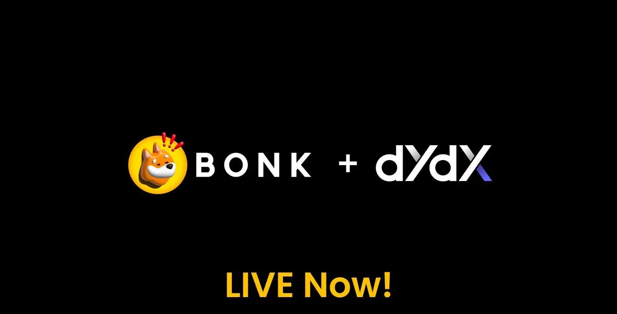 Bonk lança BONKTrade: Um DEX orientado para a comunidade alimentado por dYdX