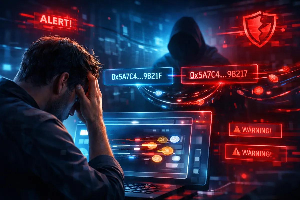 O utilizador perdeu 50 milhões de dólares devido a um ataque de envenenamento de endereços