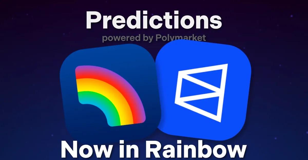Integração da Polymarket na Rainbow: um novo passo no mundo das previsões em criptomoedas.