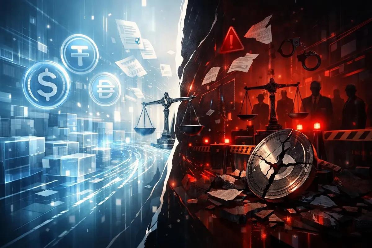 Forte contraste no uso de stablecoins