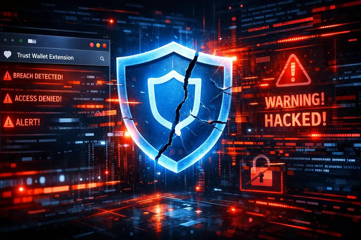 Possível ataque hacker à extensão de navegador Trust Wallet: milhões roubados de usuários