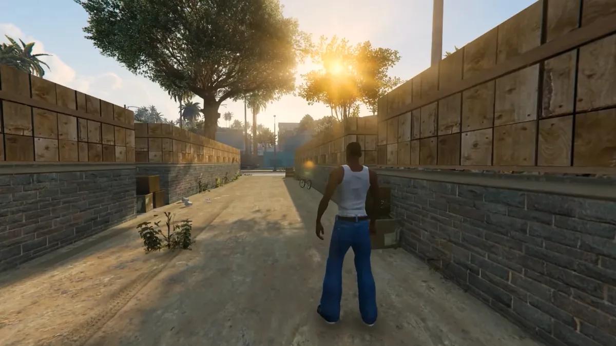 A experiência completa de GTA: San Andreas está sendo reconstruída na engine RAGE de GTA 5.