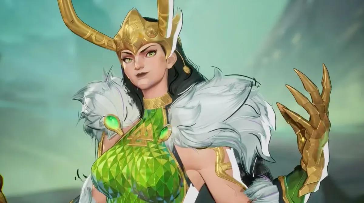 Marvel Rivals adiciona Lady Loki como uma skin completa do Loki com nova dublagem.