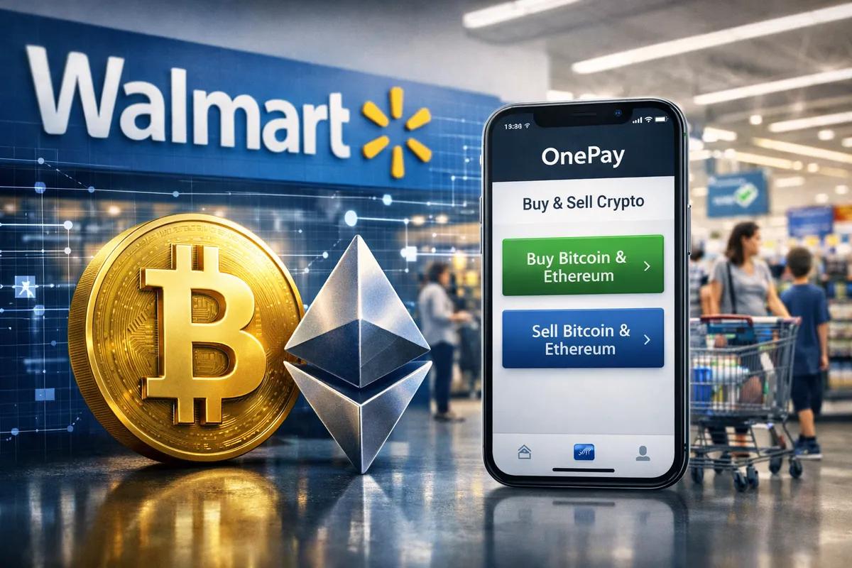 Walmart lança negociação de Bitcoin e Ethereum por meio do aplicativo OnePay: Um passo em direção à adoção de criptografia em massa