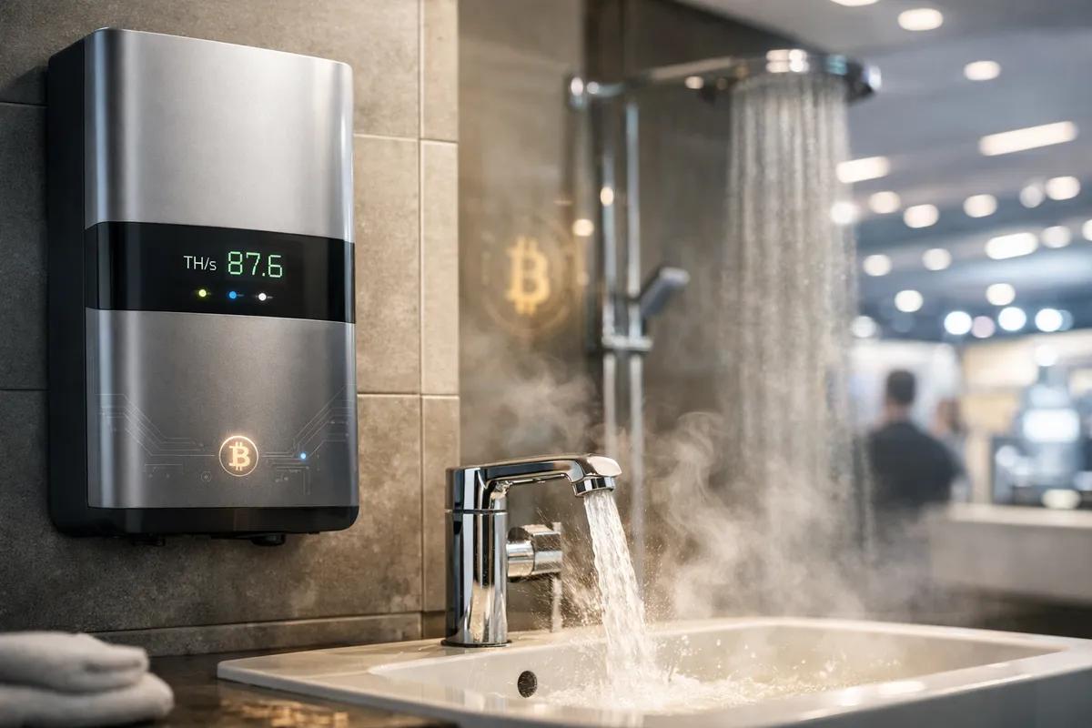 Mineração na casa de banho: Superheat revela aquecedor de água revolucionário para Bitcoin na CES 2026