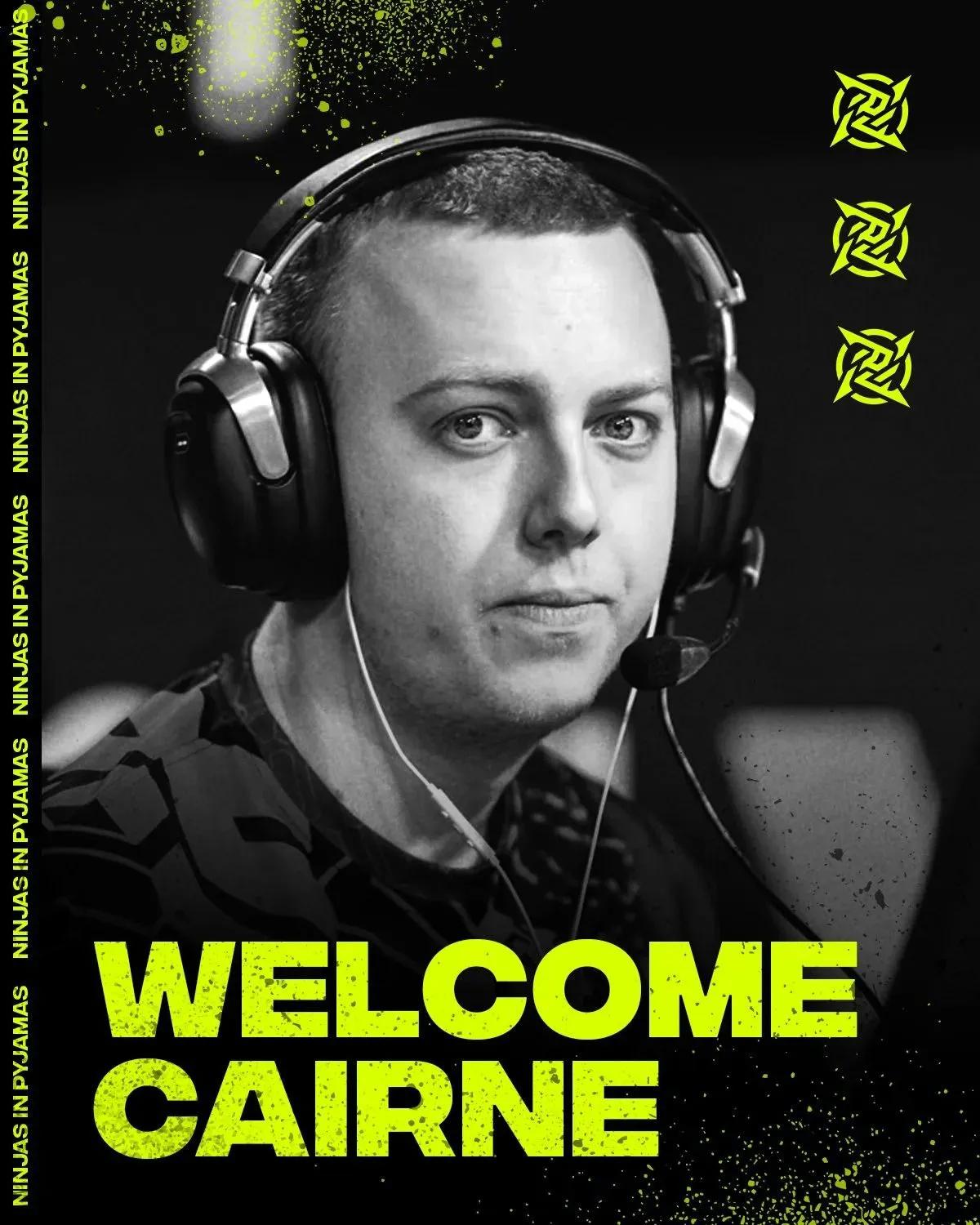 CS2: Ninjas de pijama assinam Cairne