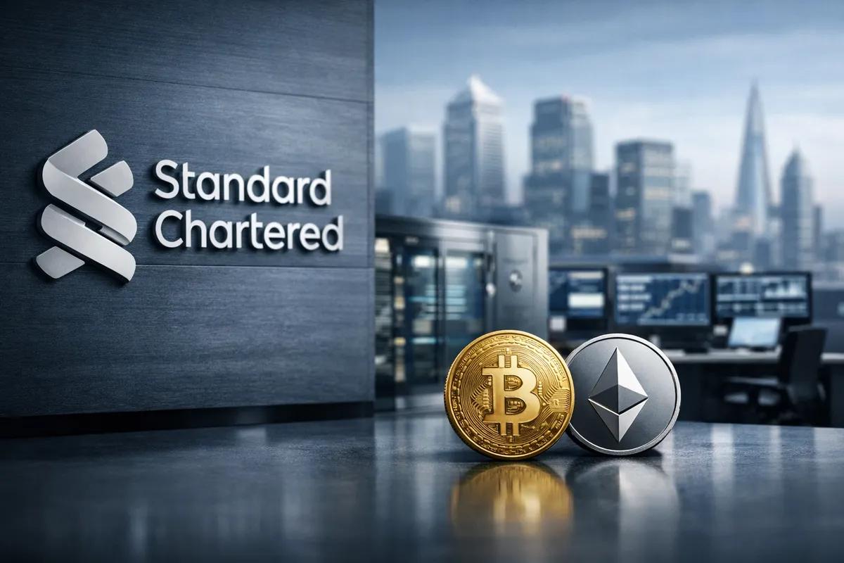 Standard Chartered prepara-se para lançar serviços de corretagem de primeira linha para activos digitais