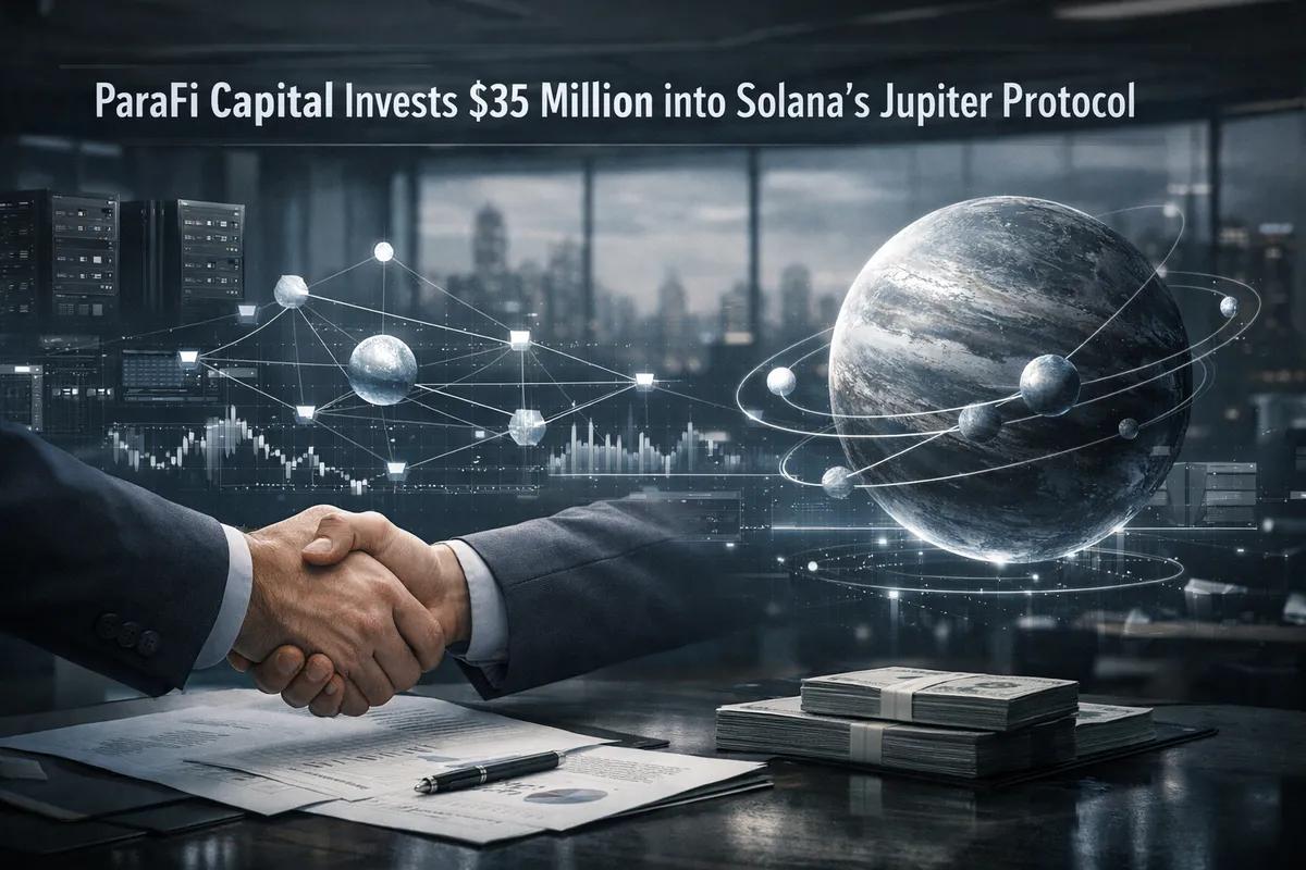 ParaFi Capital investe 35 milhões de dólares no protocolo Jupiter da Solana