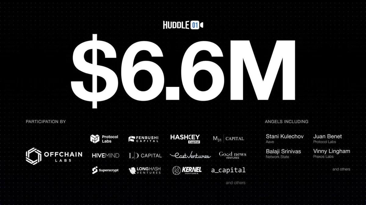 Huddle01 angaria 6,6 milhões de dólares dos principais investidores e lança a ICO $HUDL