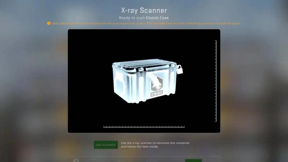 O sistema X-Ray Scanner para abrir casos aparecerá na Alemanha em Counter-Strike