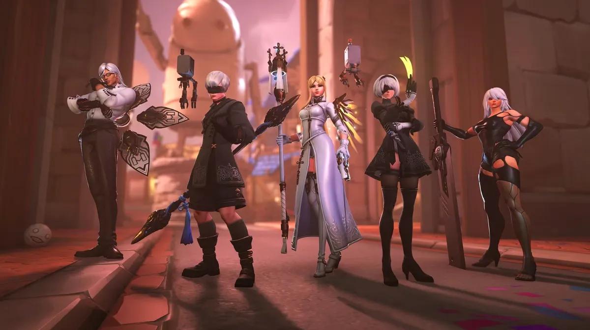 Colaboração entre Overwatch e NieR: Automata é lançada com cinco visuais premium