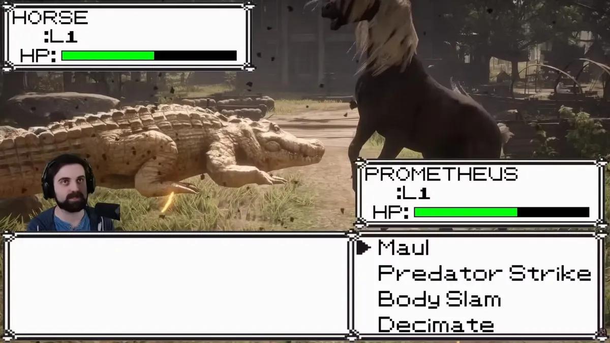 Mod de Red Dead Redemption 2 transforma o jogo em um RPG no estilo Pokémon.