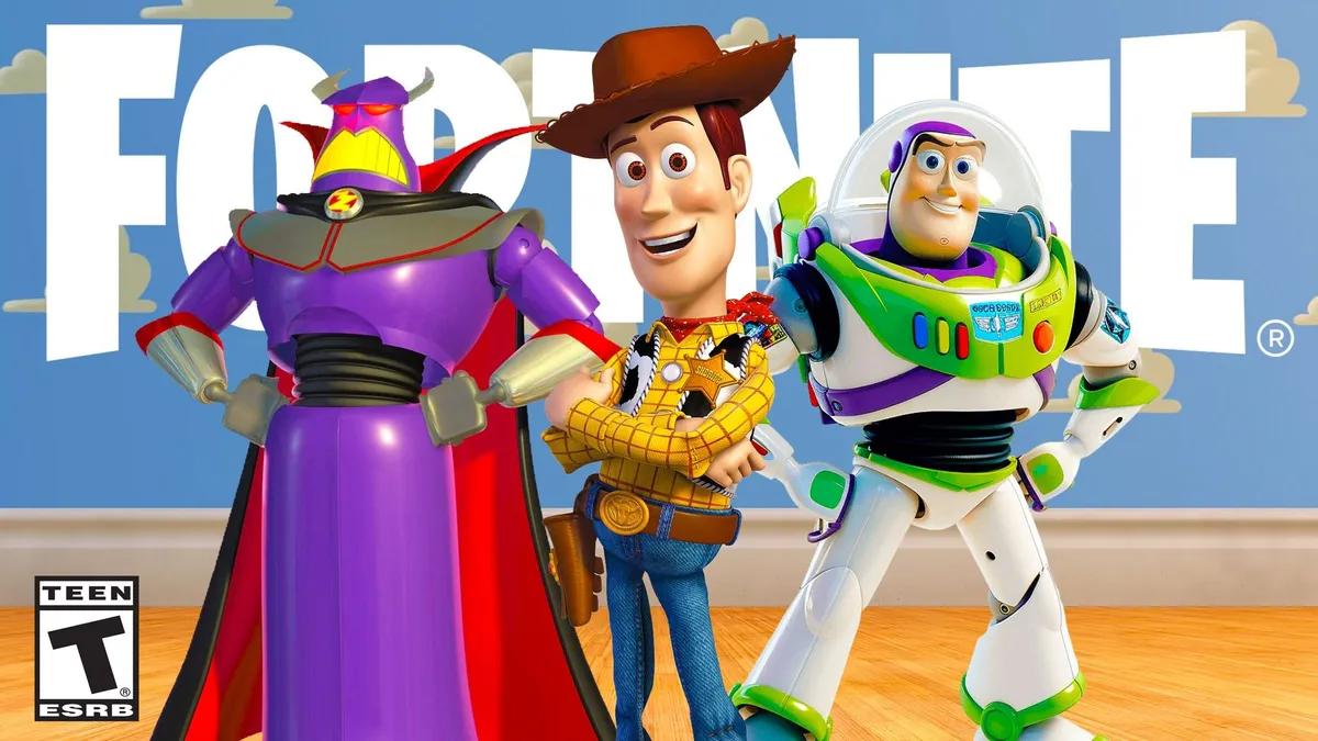 Vazamentos de Fortnite sugerem crossover com Toy Story apresentando Woody, Buzz e Zurg
